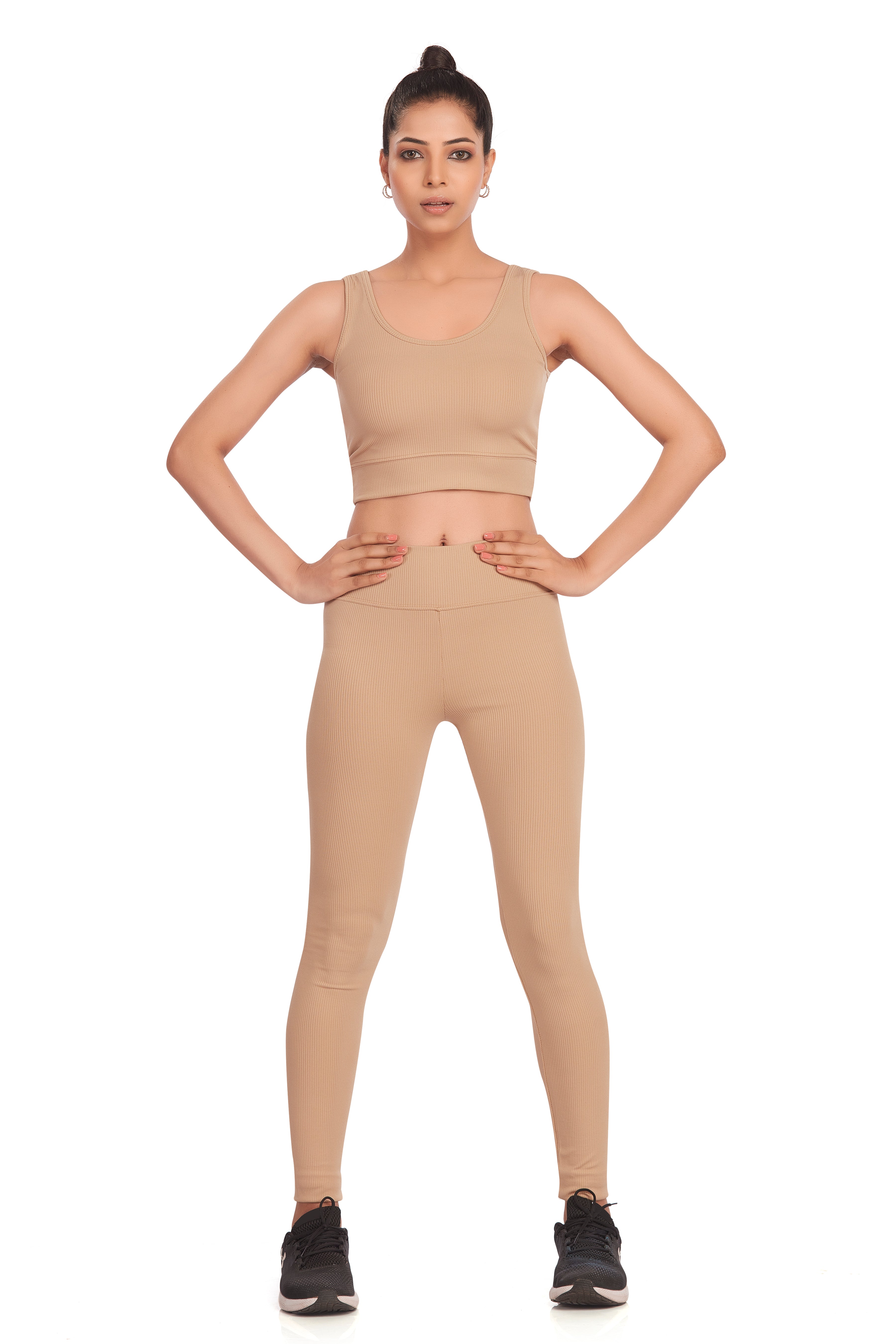 Beige Active Wear Duo