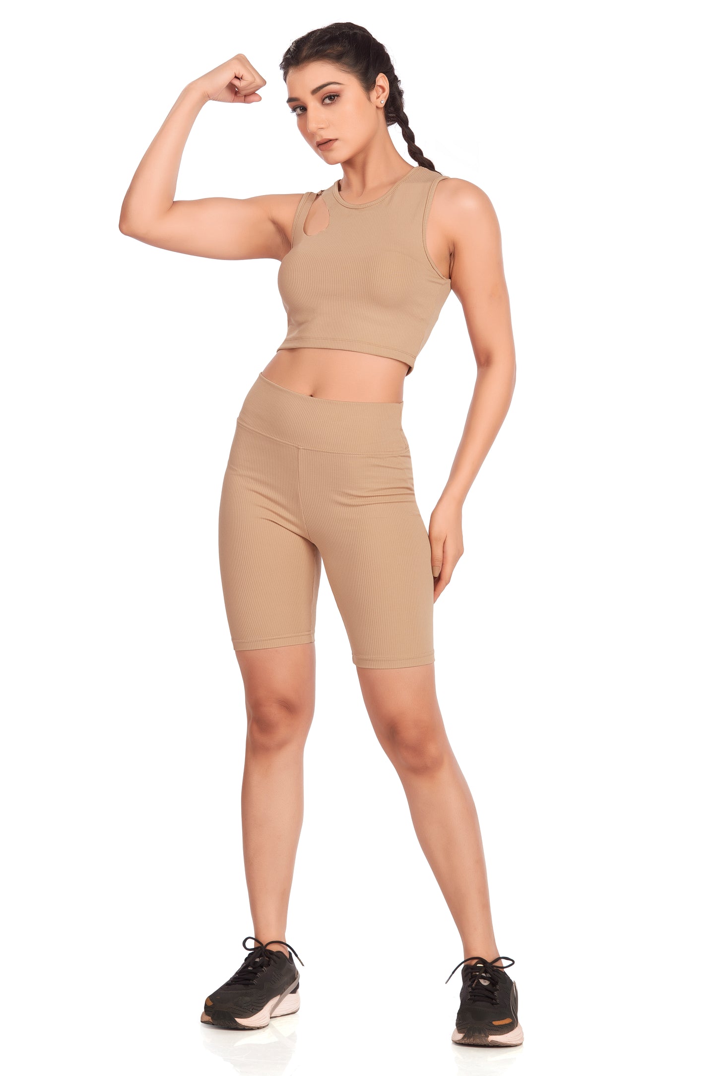 Beige Active Wear Duo