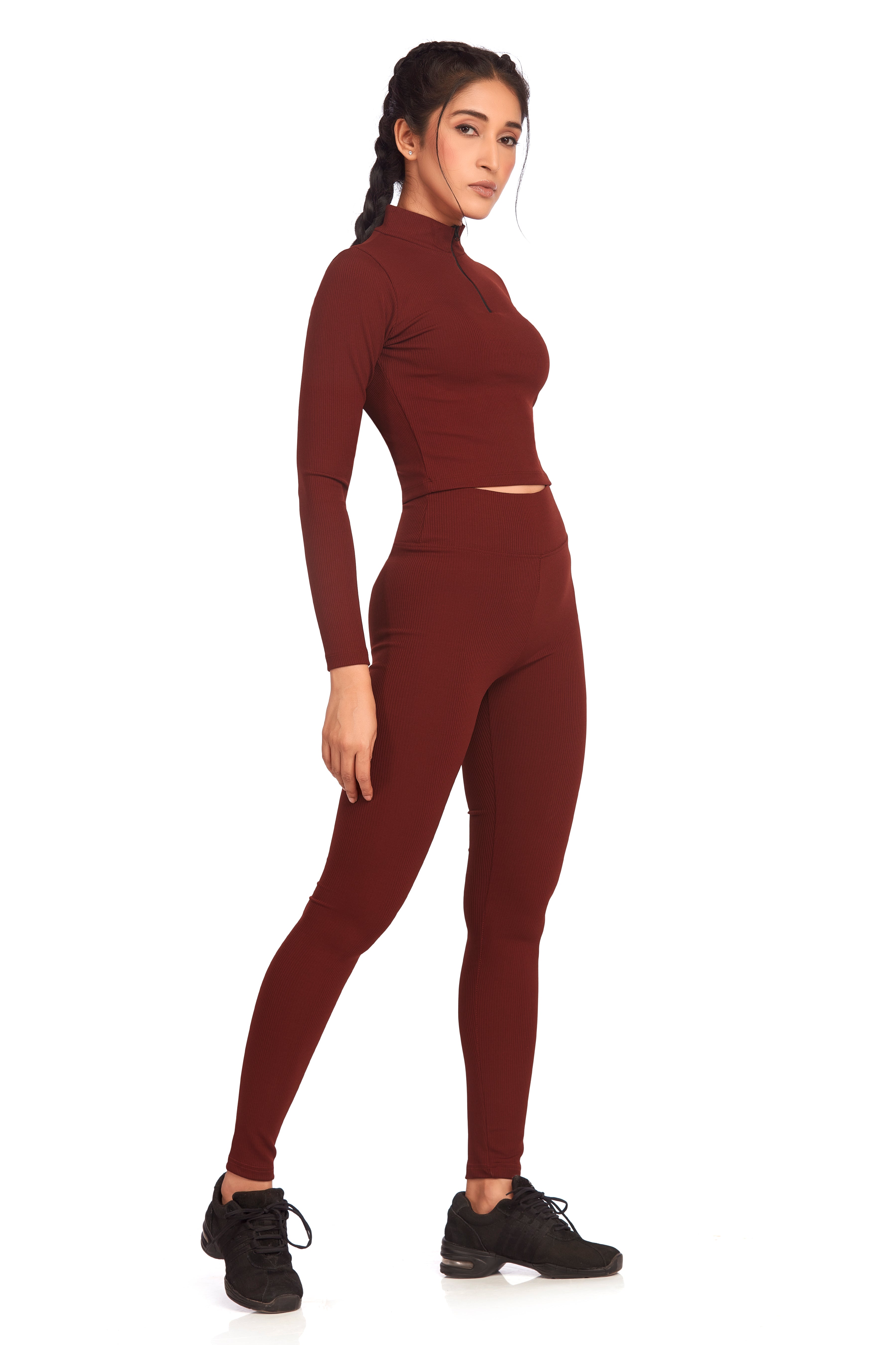 Burgundy Active Wear Duo