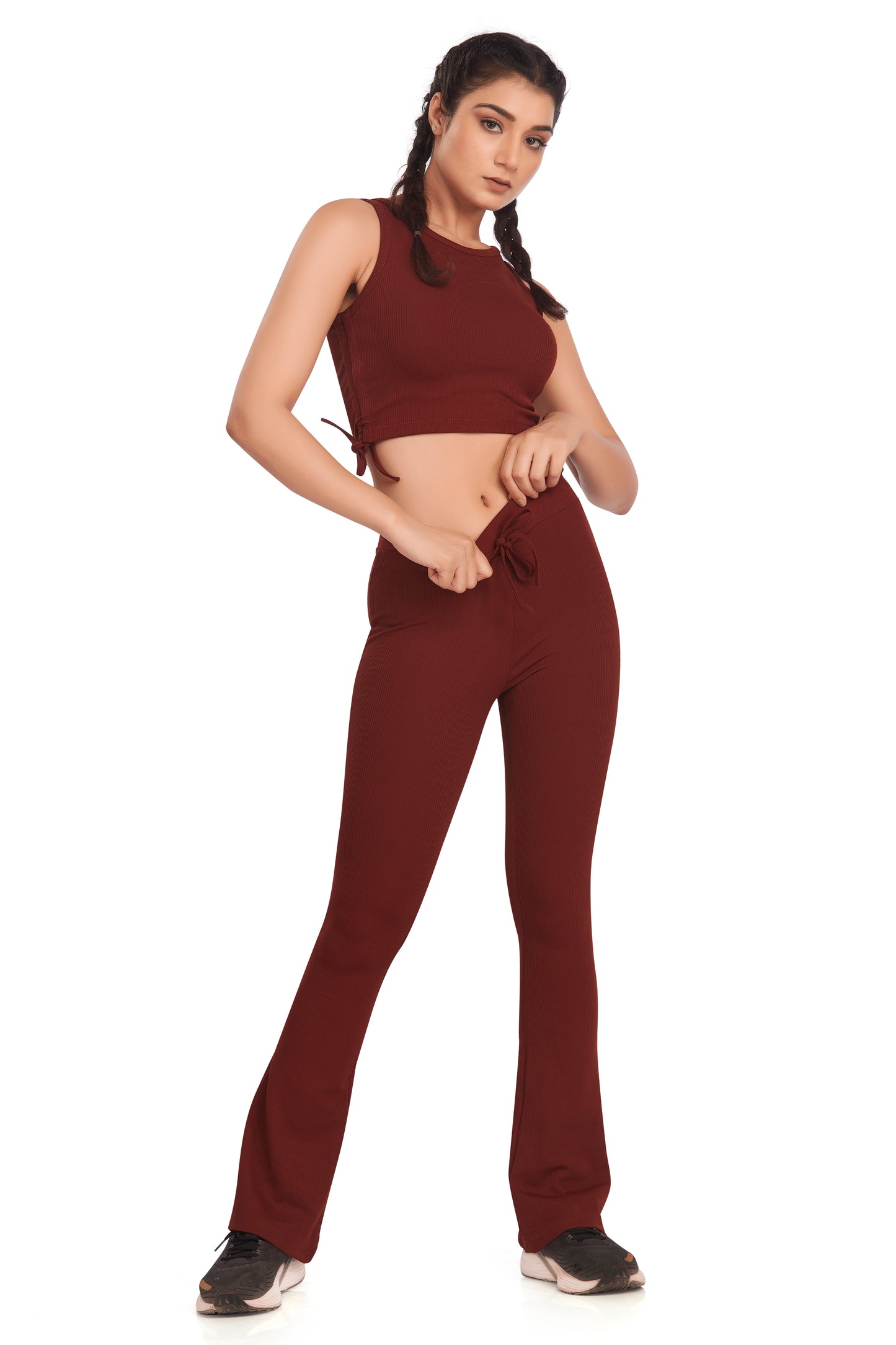 Burgundy Active Wear Duo